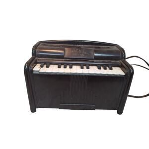 Vintage Magnus Electric Organ Plug In Child's Toy Piano Organ Broken Cord